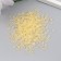 Glass 8/0 "Matte translucent. Yellow" 10 g