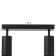 Stitch "Etnes" 2xgu10 Black 29.5x6.5x16.5 cm