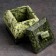 Casket "Small Larchik", 5x5x6 cm, natural stone coil