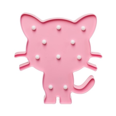 Night Cotton "Kitten" 10xLED batteries 2AA MIX 24x3x25.5 cm Risalux-10