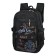 Youth backpack 40 x 28 x 14 cm, ergonomic back, monkking, w203 black