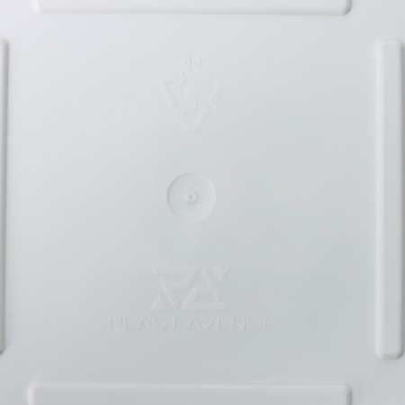Kashpo with an insert of Astra, 1.8 l, l = 26 cm, d = 13/10 cm, white color-4