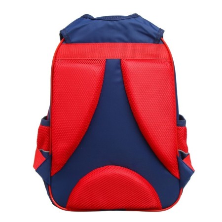 School backpack, 37 x 26 x 13 cm, ergonomic back, calligrata orth "puppy on jeans", blue-13