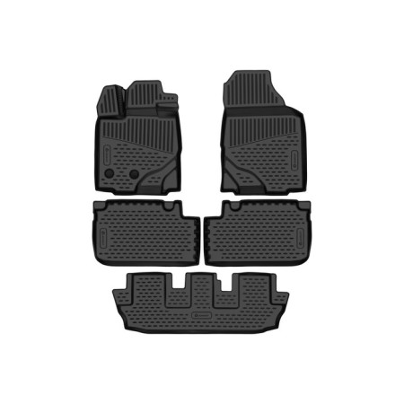 3D mats in the cabin for Changan CS95 2019- 5 pcs.