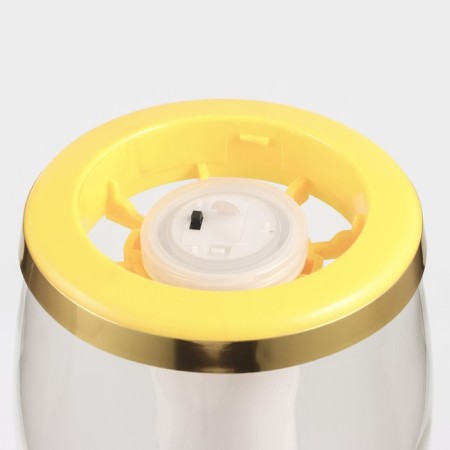 Beer Gold Tower, backlighting flask, 2 l, gold color-4
