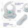 Blory for feeding "Kit" silicone with pockets, color gray color