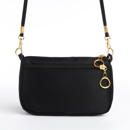 Bag Women's Cross-Bodi with a zipper, black color