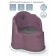 Pot children's amababy ergonomic, with a lid, purple color