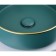 Bronze de Luxe 1001g bottom valve, for a shell, ceramics/brass, green