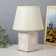 Versalaye table lamp E14 40W white-gold 22x22x31 cm Risalux
