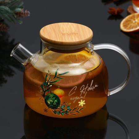 Teapot "Happy New Year!", 600 ml-3