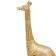 Decorative "Giraffe", 130 × 70 × 230 mm, gold color