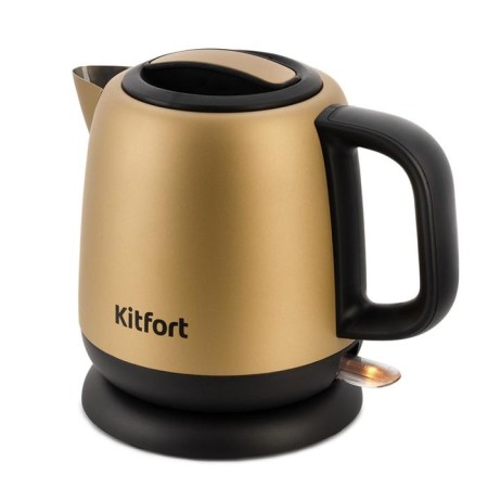 Electric kettle KitFort KT-6111, Metal, 1 L, 1630 W, Auto COURT, Bronze