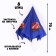 Umbrella children's semi -automatic "Red Machine", d = 70 cm