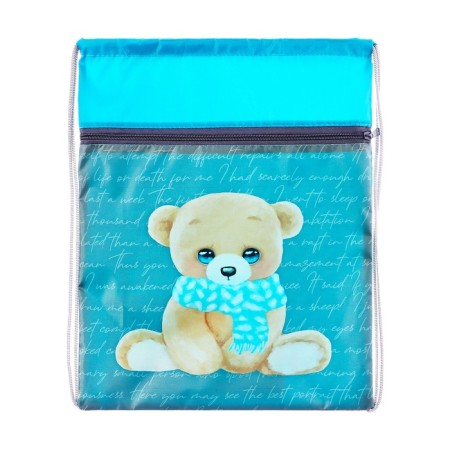 A bag for shoes with a pocket of 420 x 340 mm, calligrata MSO-7C, (soft polyester, density 210D), "Bear"-5