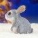 Garden figure "Mini Bunny" 13cm