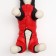 Combineson "Bear", size 14 (DS 32 cm, OG 42 cm, Osh 31 cm), black and red