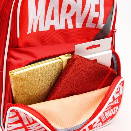 School backpack with an ergonomic back, 37x26x15 cm, Avengers-9