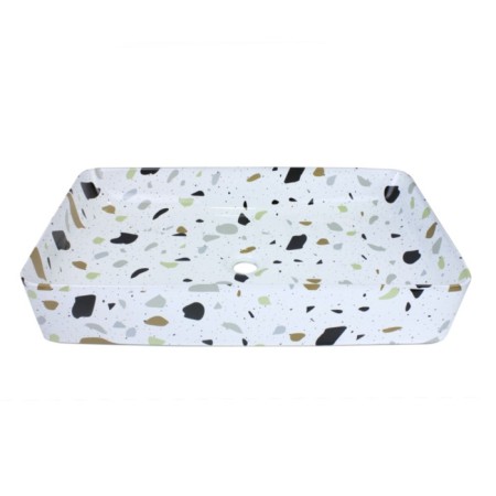 Haling linker Bronze de Luxe Terrazzo 1061TR, 605x350x110, without overflow, Faance