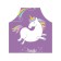 Apron of a kitchen with a photo print "Magic Unicorn", adjustable, size OS