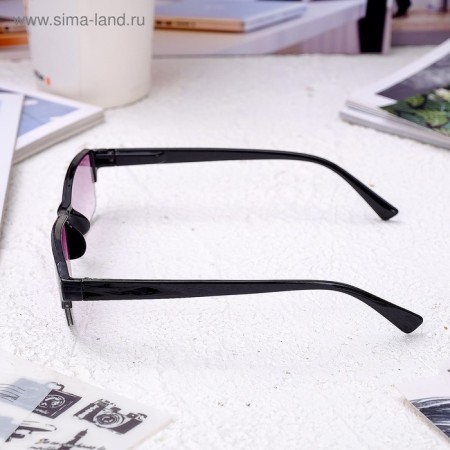 Ready glasses east 0056 tinted, black color, bent puff, -2.5-2