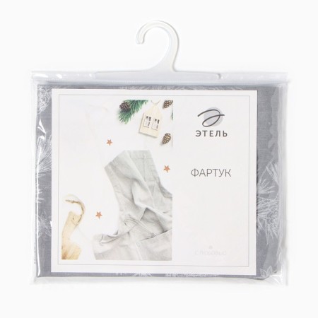 Apron Ethel "Silver branches", 60x70 cm, sarzha 190 g/m2-6