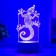 Geckon lamp LED white 9x9.5x15 cm Risalux