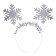 Carnival rim "snowflake", color silver