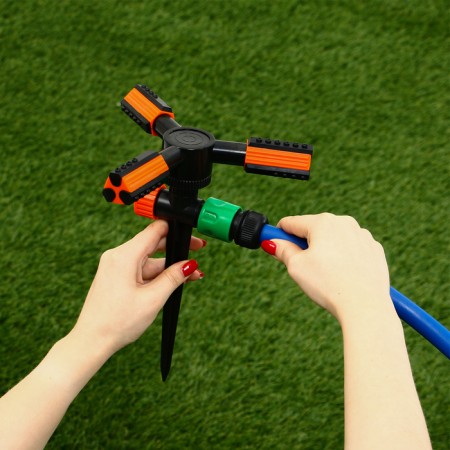 3-fly sprayer, 24 cm, under connector, peak, plastic, Greengo-15