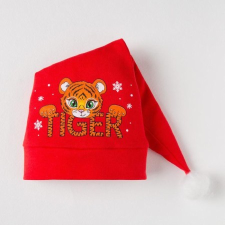Baby hat, red color, height 62 cm
