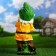 Garden figure "Gnome with eggplant" 20x20x45 cm
