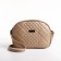 Bag Women's Cross-Bodi with a zipper, beige color