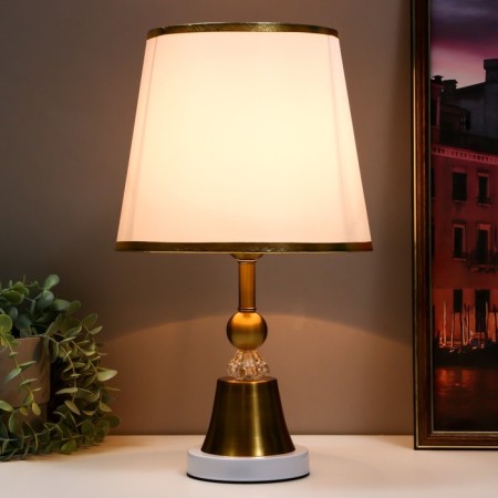 Matilda table lamp E27 40W Belo-Bronza 25x25x42 cm Risalux-1