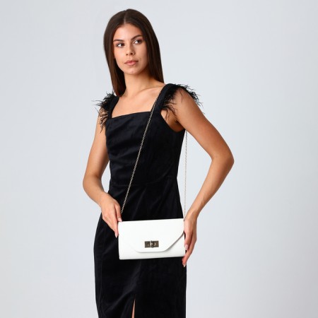 Female bag on the valve, white color-5