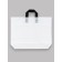 Package with a loop handle white 45 x 35 x 8 cm 80 μm