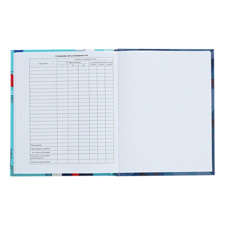 Universal Dodevink 1-11 Grade "Diary of a Russian schoolboy", 48 sheets, a solid cover, glossy lamination, liesa, an offset unit-12