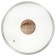 Glass cover Panairo Wood, Soft-Touch pen, with a lid, d = 22 cm