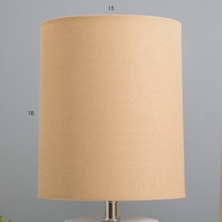 Bernard desktop 1x40W E14 pr-1,6M white/coffee 15x15x33cm-2
