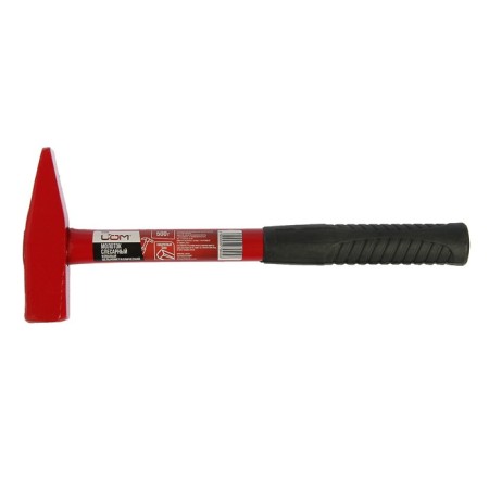 A hammer shock, a square battles, a metal rubberized handle, 500 g-1