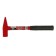 A hammer shock, a square battles, a metal rubberized handle, 500 g