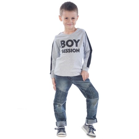 Svitshot Children's Boy Session, height 104 cm, color gray-melange
