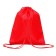 A bag for shoes 420 x 340 mm, calligrata "standard", (soft polyester, density 210 d), red