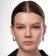 Road earrings set 6 pairs "pearl" with pendants, white color in gold
