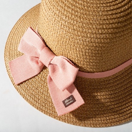 Hat for the girl Minaku, col. brown, river 54-1