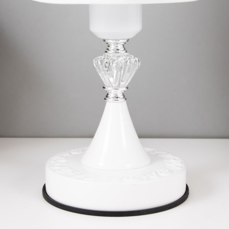 HELP LAMP "White Flowers" 40W E27 White 14.5x14.5x31 cm Risalux-3