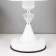 HELP LAMP "White Flowers" 40W E27 White 14.5x14.5x31 cm Risalux