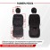 SkyWay seats with heated, velor, 12 V, 116x56 cm, 2.5-3 a, black, S02202005