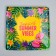 Disposable plate plate square "Tropics", 21 cm