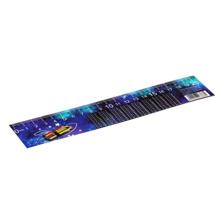 Line-stroke plastic 20 cm zl-20 table of multiplication "Pencil missile" flexible-1