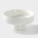 Ceramic dish for fruits, d = 15.5 cm, white color